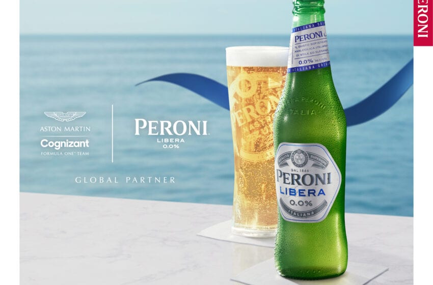 Peroni Nastro Azzurro libera 0.0% e Aston Martin Cognizant Formula One™️ Team annunciano una partnership pluriennale