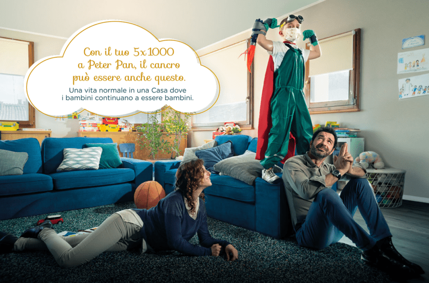 Rocco Giocattoli a fianco dell’Associazione Peter Pan nella Campagna 5×1000