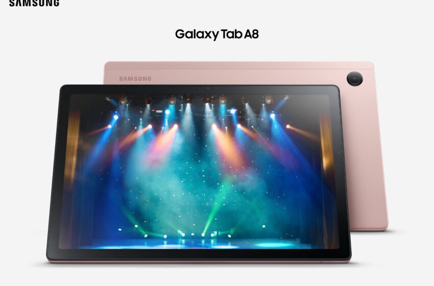 Samsung presenta il nuovo Galaxy Tab A8: schermo più grande, maggiore potenza e prestazioni migliorate