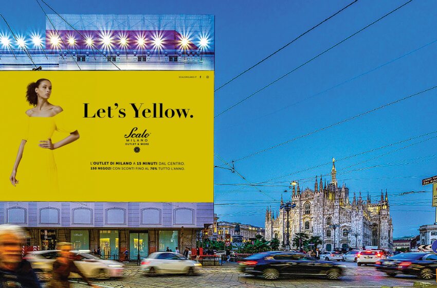  Scalo Milano Outlet & More lancia la nuova dirompente ed esclusiva campagna “Let’s Yellow”