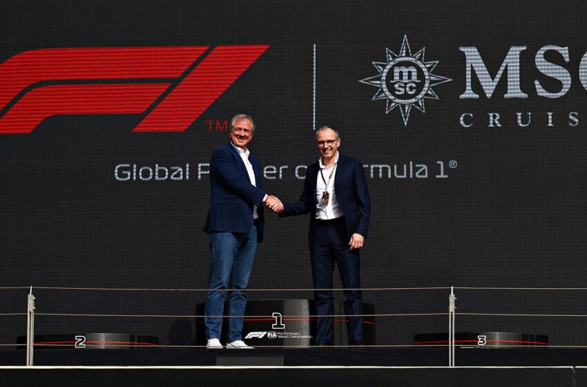  Formula 1 annuncia che MSC Crociere sarà Global Partner per la stagione 2022