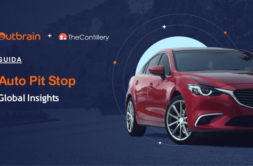  Da Outbrain il report ‘Auto Pit Stop’ che dettaglia le tendenze  nel comportamento d’acquisto dei consumatori  nel settore automotive