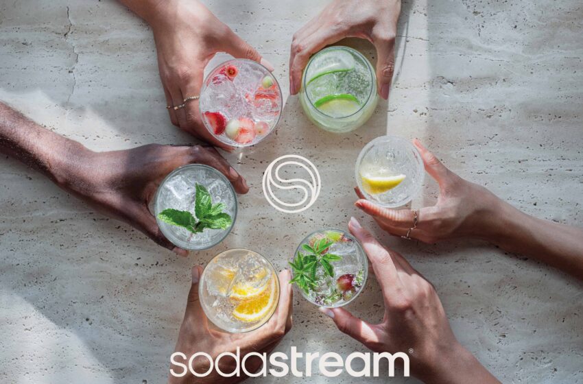  SodaStream, il marchio leader nell’acqua frizzante, svela il suo riposizionamento a 360°